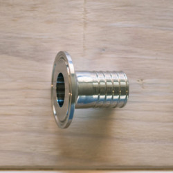 Ss Brewtech™ Schlauchanschlussstück 1" (25 mm) x 1,5" (38 mm) Tri-clamp