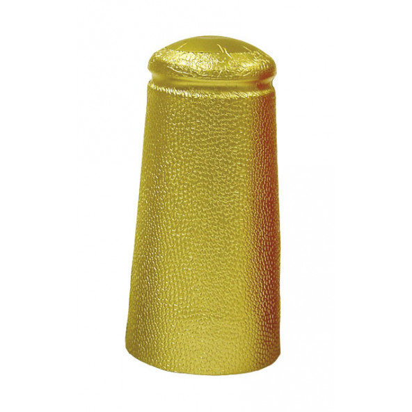 Alu capsules bier 34 x 90 mm goud 1000 stuks