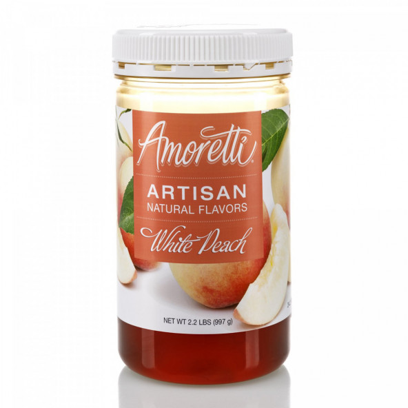 Amoretti - Artisan Natural Flavors - Witte perzik 998 g