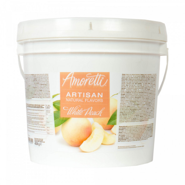 Amoretti - Artisan Natural Flavors - Witte perzik 4,53 kg