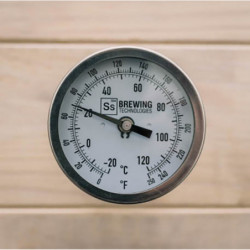 Ss Brewtech™ Thermomètre fileté (avec Ss logo) pour Brew Kettles avec passe-paroi
