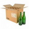 Weinflasche Champagner 75 cl, 775 g, grün, 29 mm, Karton 12 St. 0