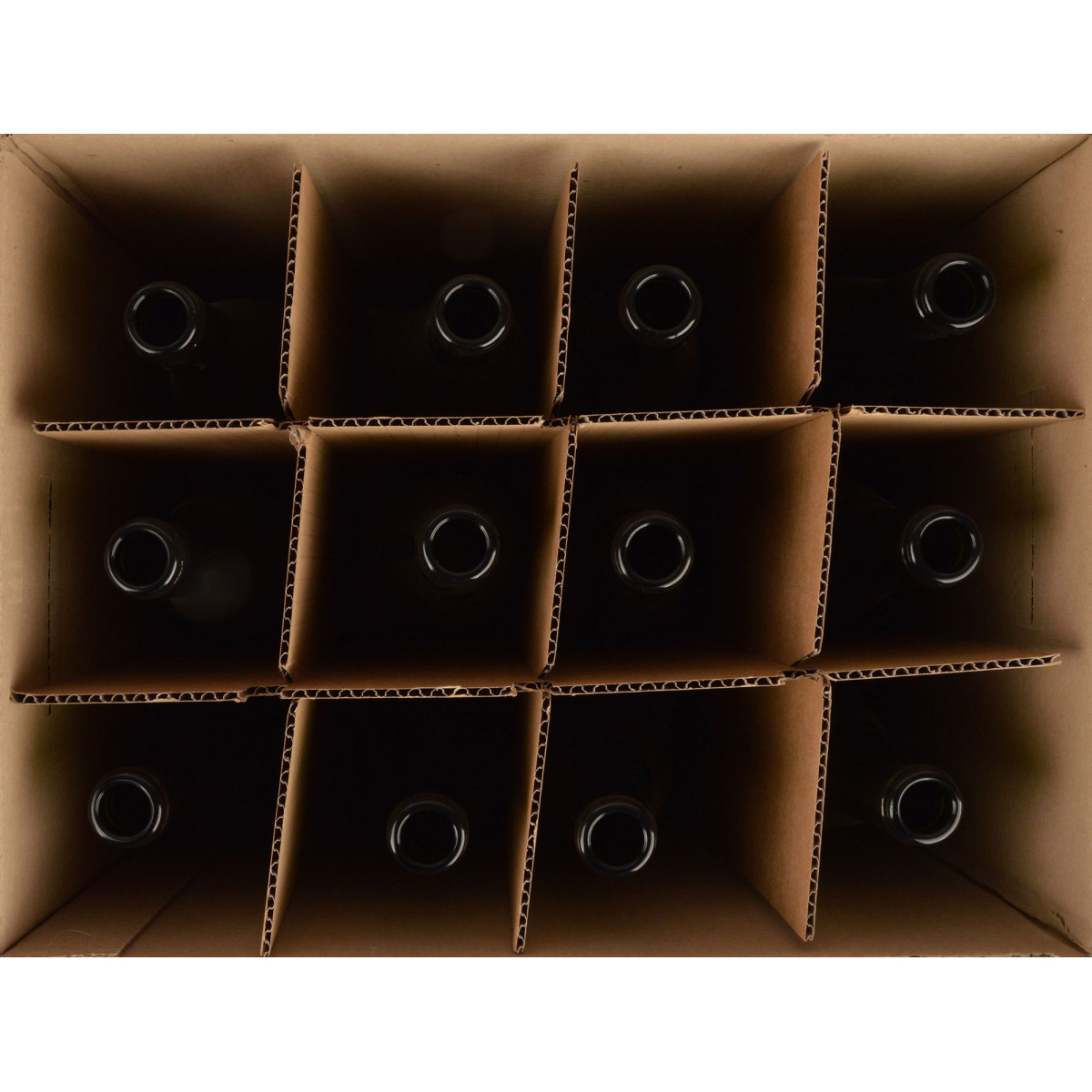Wijnfles fluit (Schlegel) 75 cl, groen, doos 12 st.