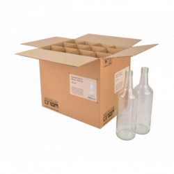 Flasche Aperitif 1 l, weiß, PP31,5, Karton 12 St.