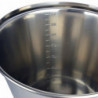 Graduated stainless steel bucket - 15 litre 1