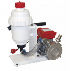Korbfilter + Pumpe Edelstahl NOVAX 2500  l/h