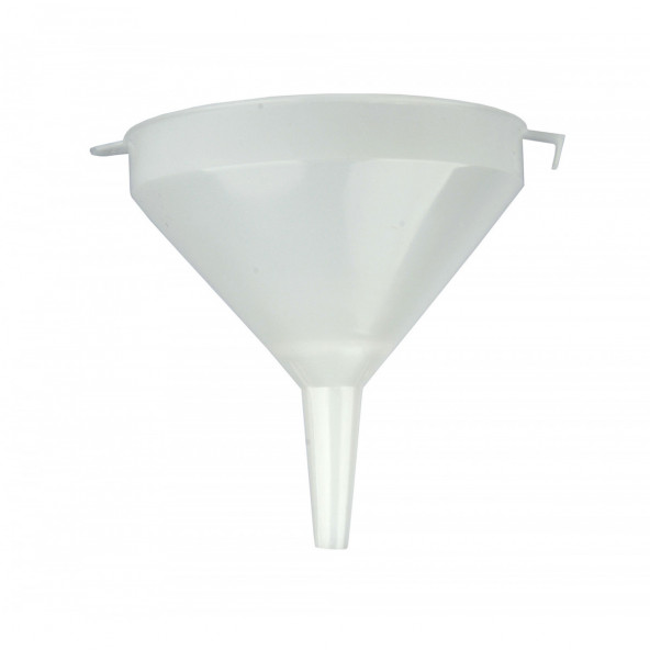 funnel plastic 15 cm diam. with sieve