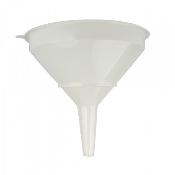 funnel plastic 30 cm diam. + strainer