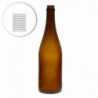 Bouteille de bière Belge, goulot droit 26 mm, 75 cl - palette 1232 pcs 0