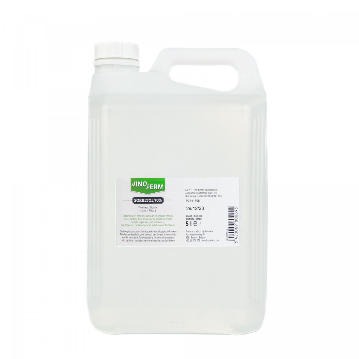 Sorbitol liquid 70% VINOFERM 5 litre (6.46 kg)