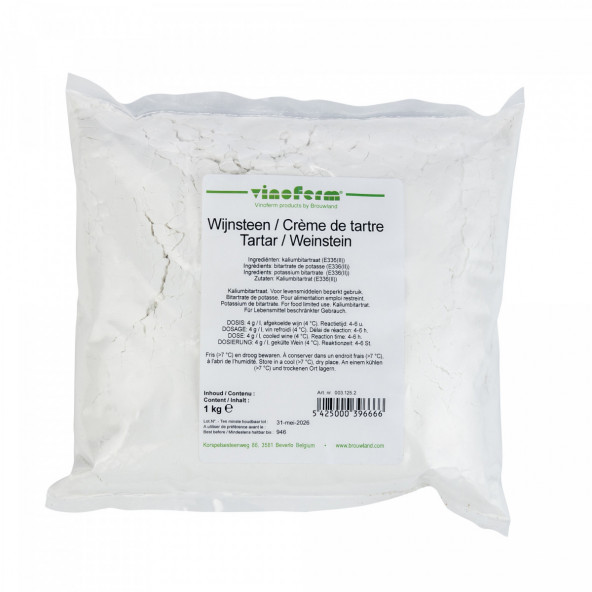 Tartar - kaliumbitartrate 1 kg