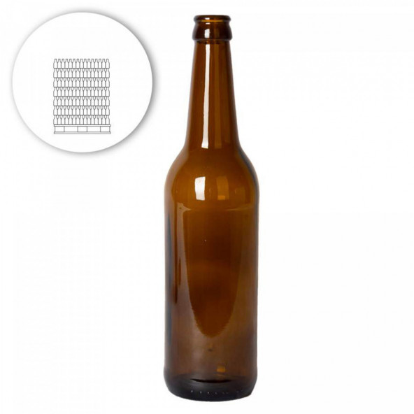 Beer bottle Longneck 50 cl, 26 mm - pallet 1960 pcs