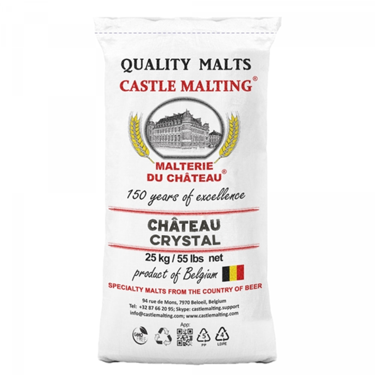 Castle Malting Crystal malt 140-160 EBC 25 kg