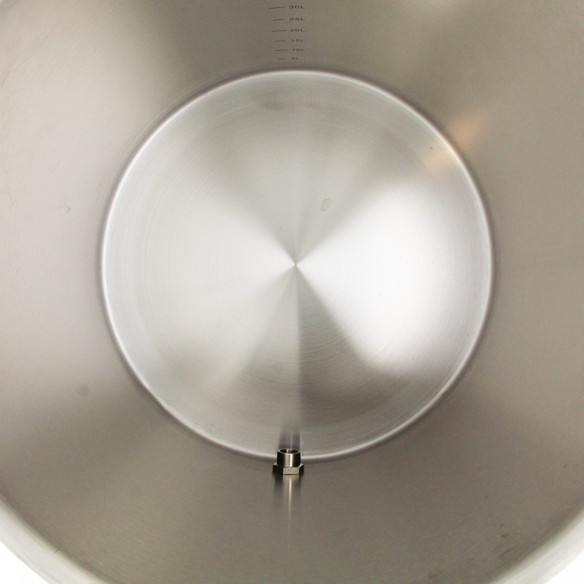Brewferm cuve de brassage inox 70 l avec robinet à boisseau sphérique (45 x 45 cm)
