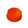 Bouchon à vis orange pour cuves de fermentation en plastique Speidel 0