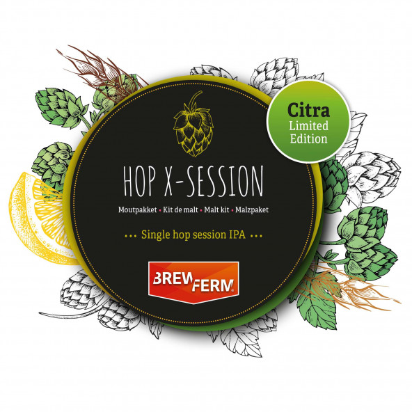 Brewferm moutpakket Hop X-Session Citra voor 20 l