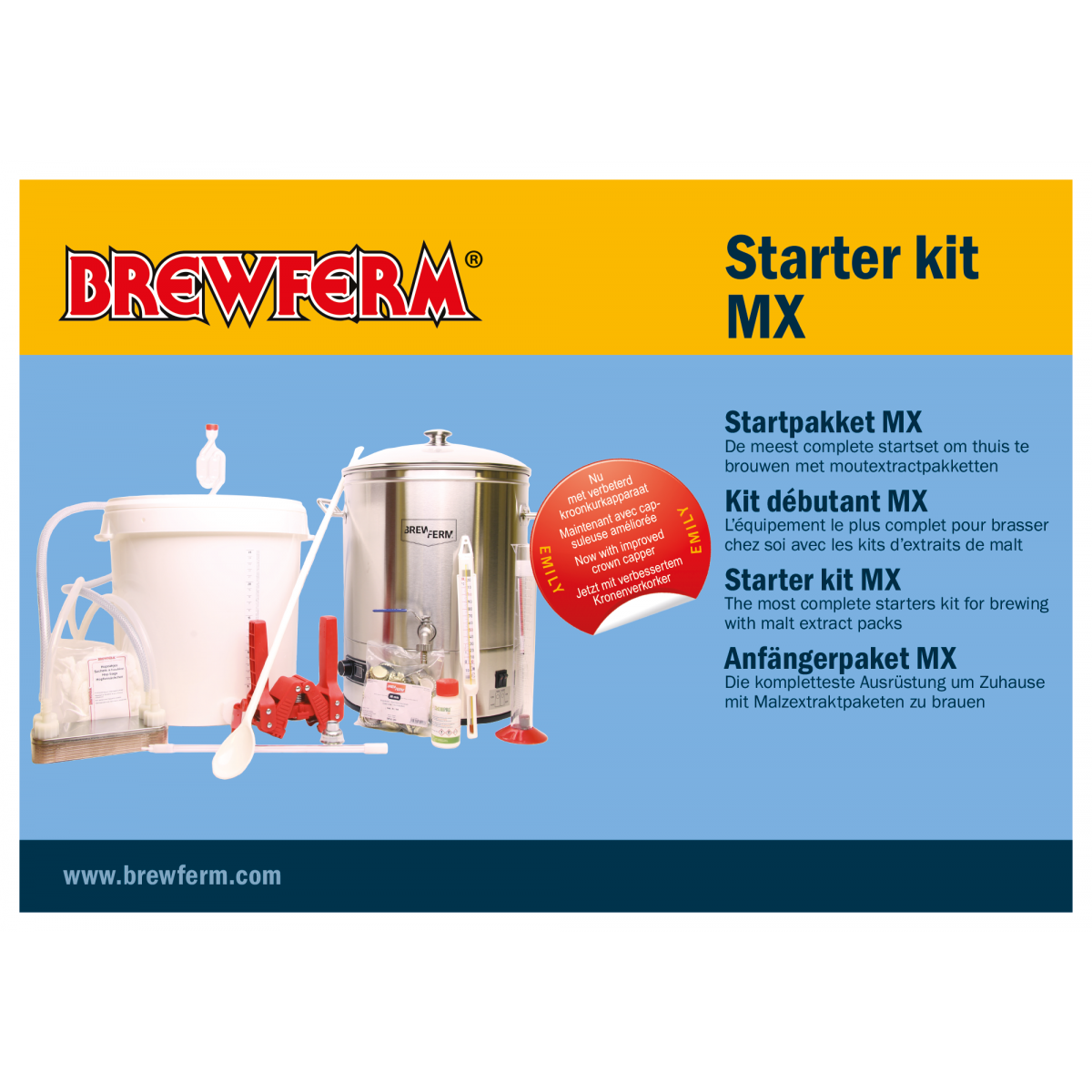 Brewer starter kit MX BREWFERM