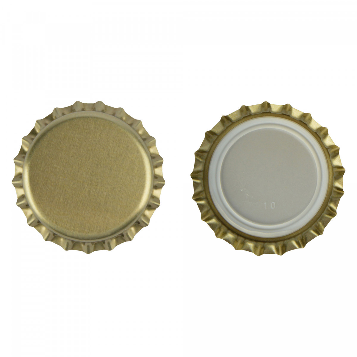 Kronkorken 29 mm gold - 100 St. • Brouwland