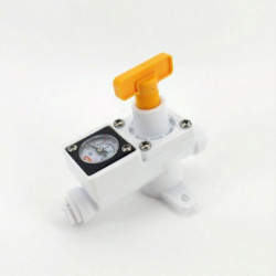 Duotight Inline Regulator mit integriertem Manometer für Wasser oder Gas - 8 mm (5/16" push-in)