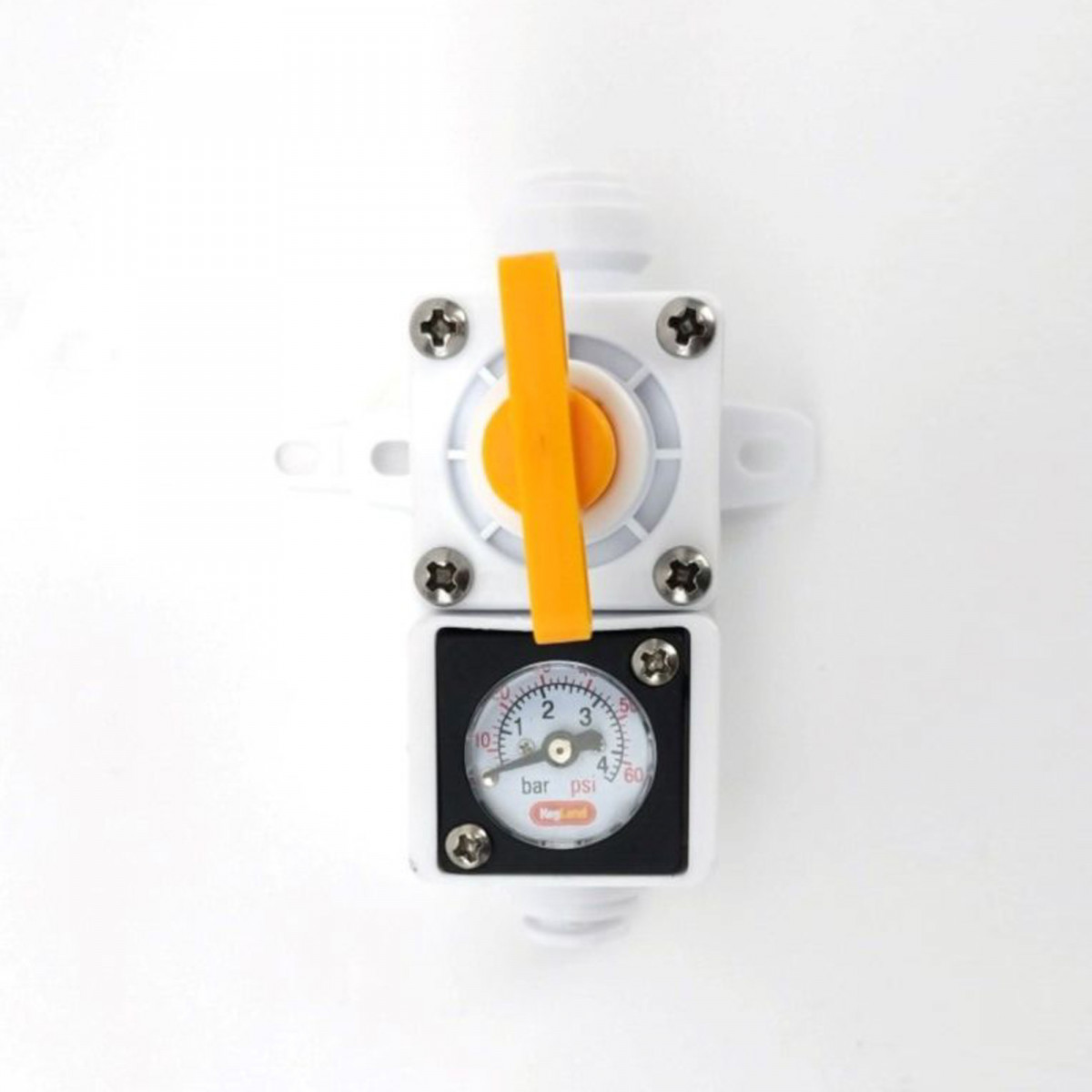 Duotight Inline Regulator met geïntegreerde drukmeter voor water of gas - 8 mm (5/16" push-in)