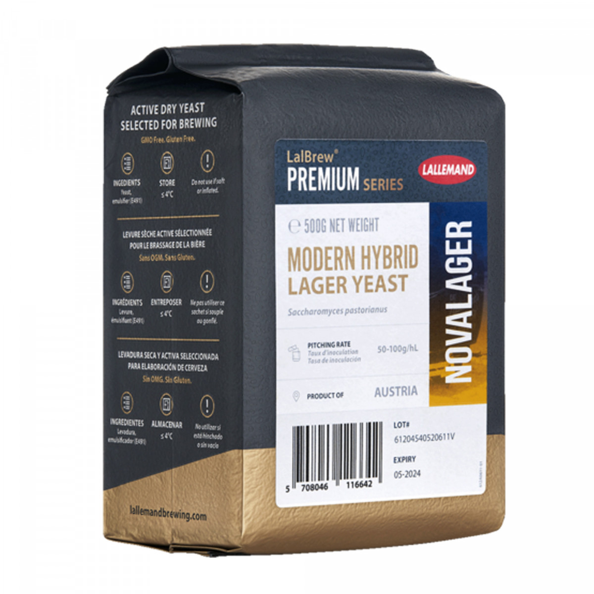 LALLEMAND LalBrew® Premium levure de bière sèche NovaLager™ - 500 g