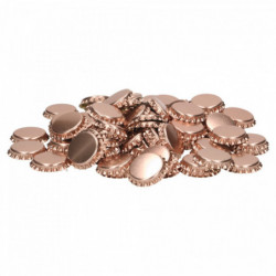 Crown corks 26 mm metallic pink 100 pcs