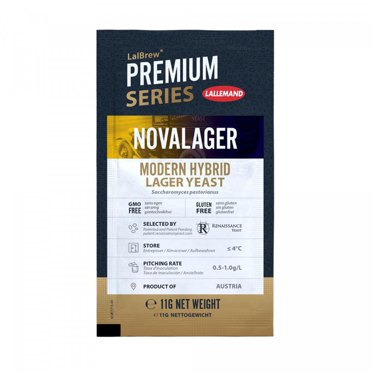 LALLEMAND LalBrew® Premium levure de bière sèche NovaLagerTM - 11 g