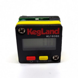 Digitales beleuchtetes Mini-Manometer 0-90 psi (0-6,2 bar) für integrierte Blowtie- und In-Line-Regler