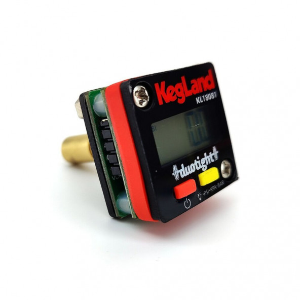 Digitale verlichte drukmeter 0-90 psi (0-6,2 bar) naar Duotight 8 mm 5/16