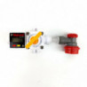Digitale verlichte drukmeter 0-90 psi (0-6,2 bar) voor blowtie spunding valve en inline regulator 4