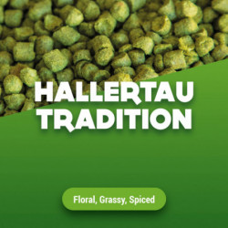 Hop pellets Hallertau Tradition 1 kg