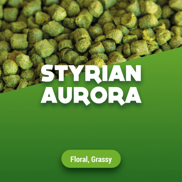 Hop pellets Styrian Aurora 100 g