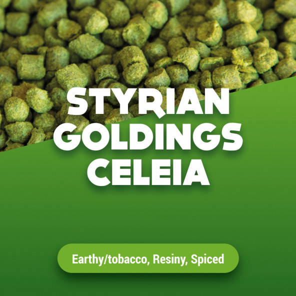 Hop pellets Styrian Goldings Celeia 100 g