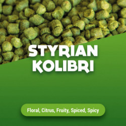 Houblons en pellets Styrian Kolibri 2023 5 kg