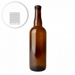Beer bottle Belge 75 cl, cork - pallet 1218 pcs