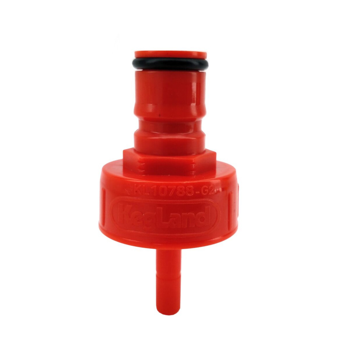 Bouchon de carbonatation en plastique Ball Lock rouge x 6,35 mm Duotight