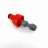 Bouchon de carbonatation en plastique Ball Lock rouge x 6,35 mm Duotight 1
