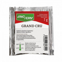 Dried wine yeast Vinoferm  Grand Cru 7 g