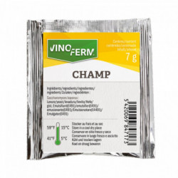 Levure sèche Vinoferm  Champ 7 g