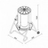Speidel hydraulic press 180 l stainless steel basket + press bag 4