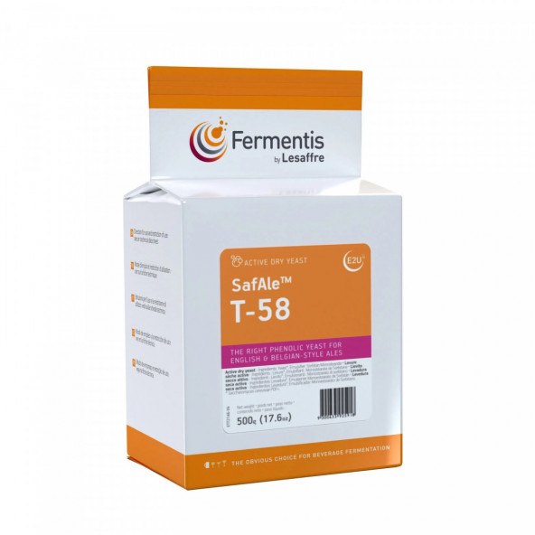 Fermentis dried brewing yeast SafAle T-58 500 g