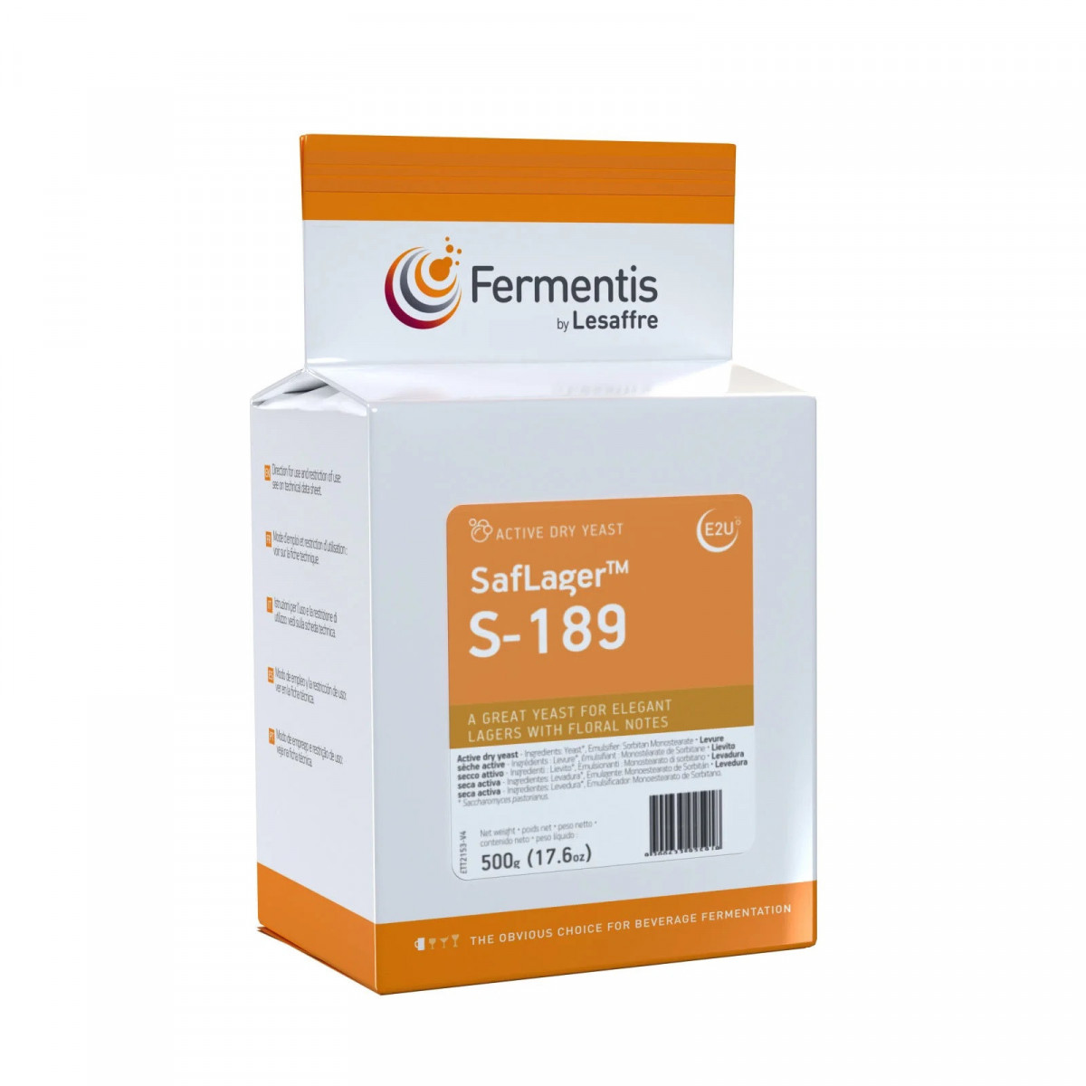 Fermentis dried brewing yeast SafLager S-189 500 g