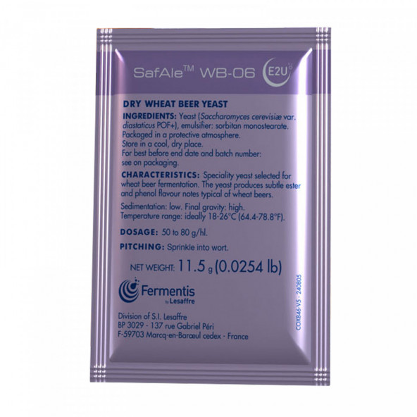 Fermentis trocken Bierhefe SafAle™ WB-06 11,5 g