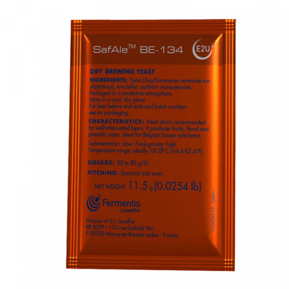 Fermentis biergist gedroogd SafAle BE-134 - 11,5 g