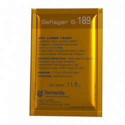 Fermentis trocken Bierhefe SafLager S-189 11,5 g