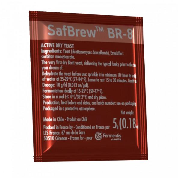Fermentis biergist gedroogd SafBrew BR-8 5 g
