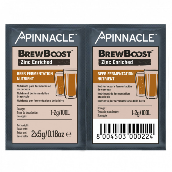 Pinnacle beer yeast nutrient - BrewBoost Zinc Enriched 2x5 g