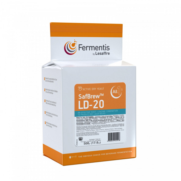 Fermentis dried brewing yeast SafBrew™ LD-20 500 g