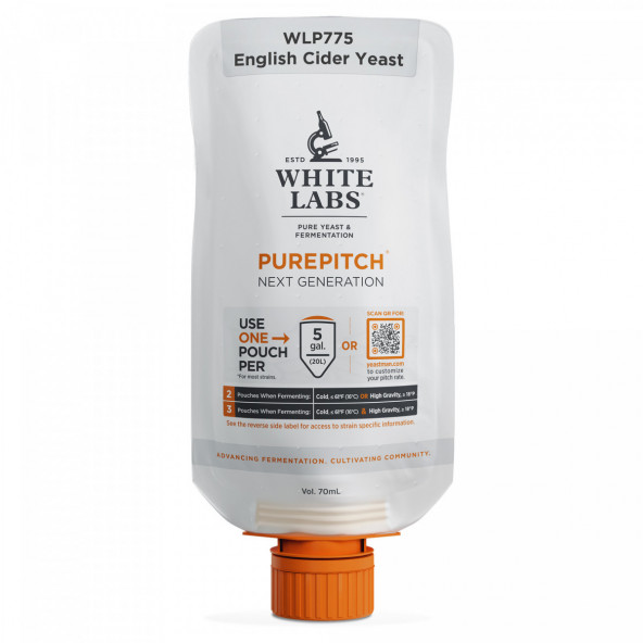 Levure liquide WLP775 English Cider - White Labs - PurePitch™ Next Generation