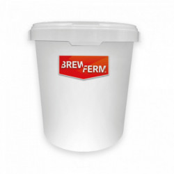 Brewferm white bucket 30 l with lid and volume graduation